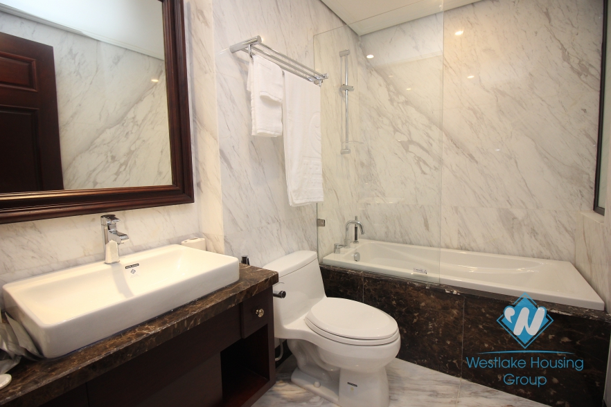 Luxury and new apartment in Pho Hue street is available for rent.
